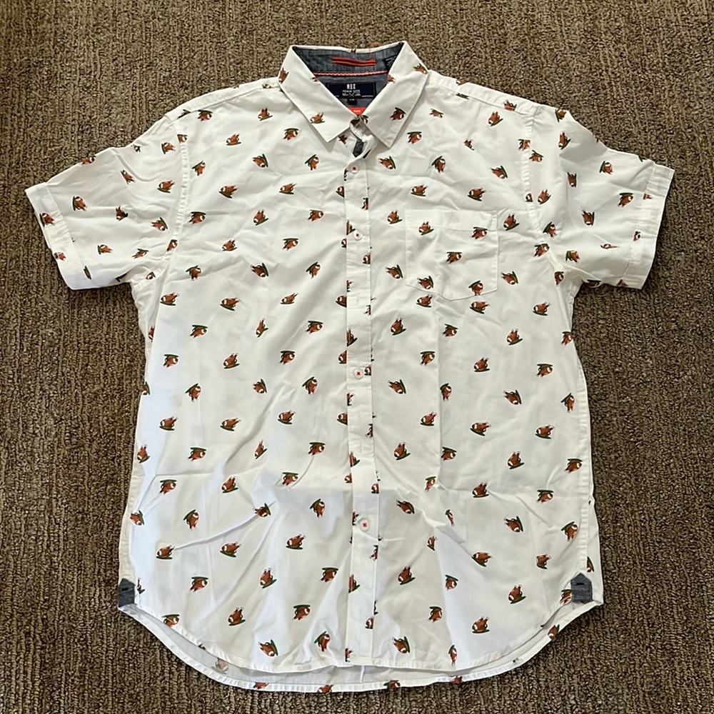 Men’s Football Button Down